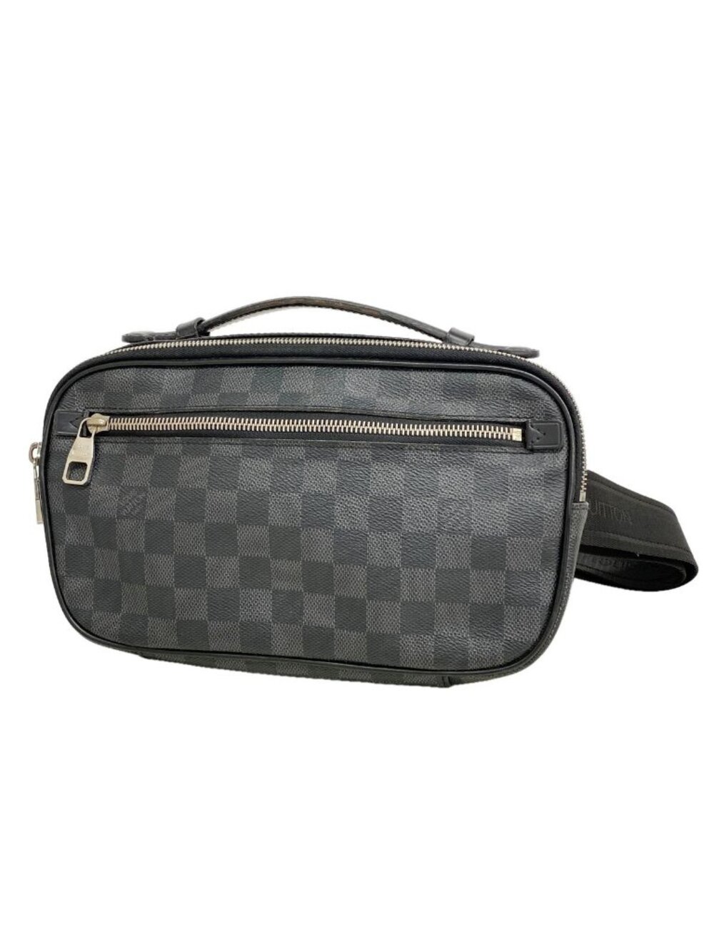 Louis Vuitton Belt Bag Damier Graphite Ambler Black